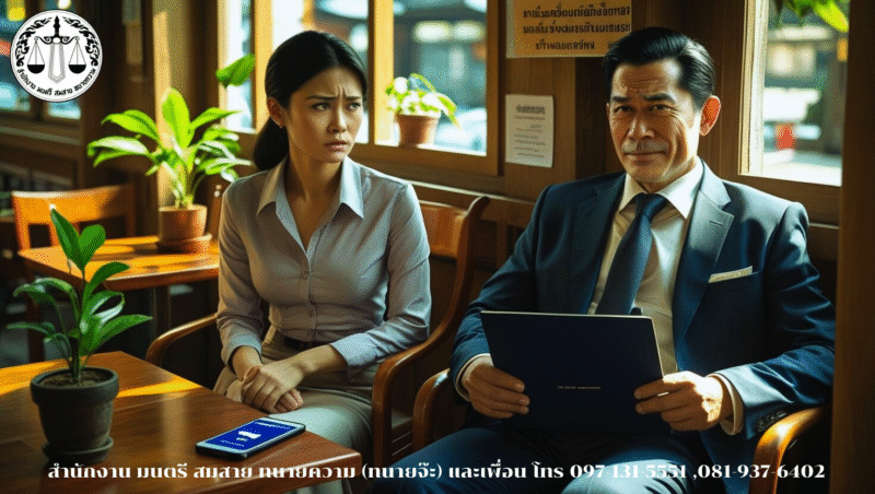 สำนักงาน มนตรี สมสาย ทนายความ (ทนายจ๊ะ) และเพื่อน โทร 097-131-5551 ,081-937-6402